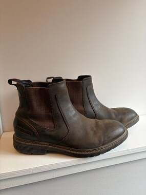 Rockport Storm Surge Men's Brown Leather Chelsea Boots Size 8.5